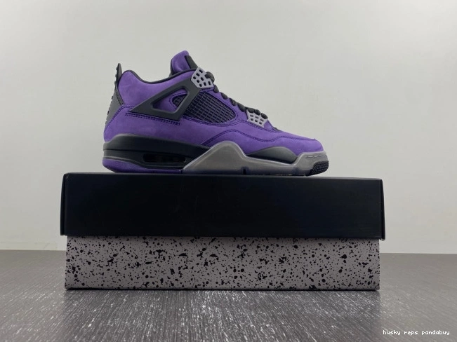 Rep Husky Purple x 4 Scott Suede Jordan Air Travis 0806